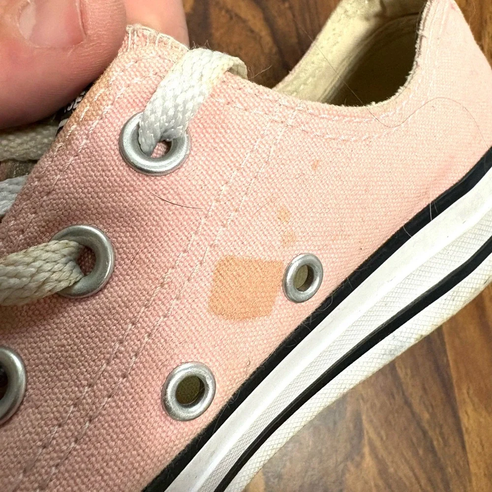 Converse Pink Low top Canvas Sneakers - Picture 8 of 8